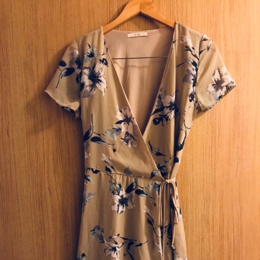 Floral Wrap Dress